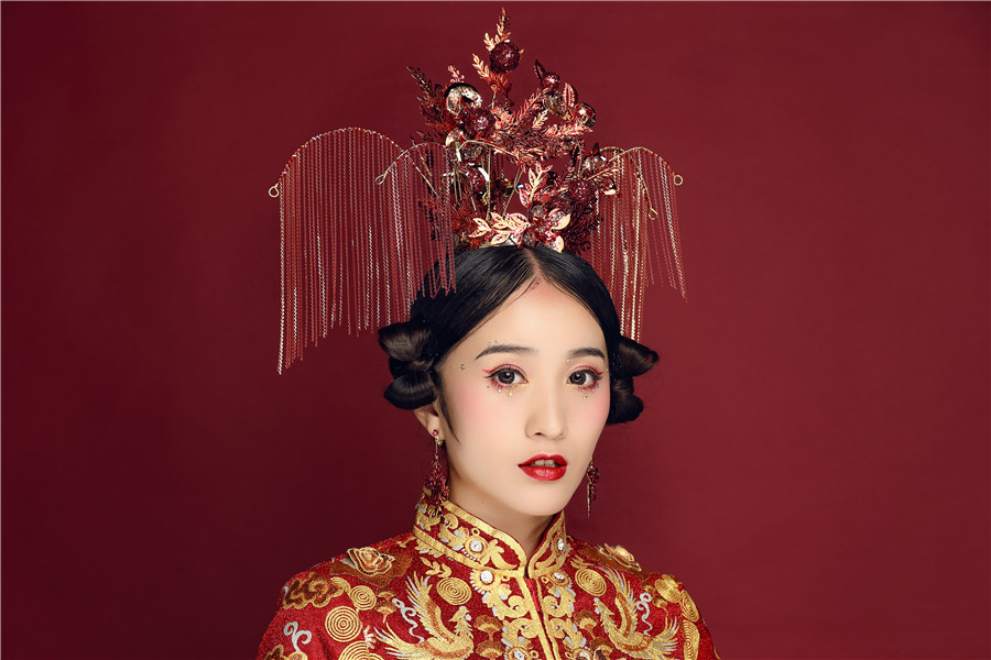 麗竹彩妝作品 | 東方中式復古造型