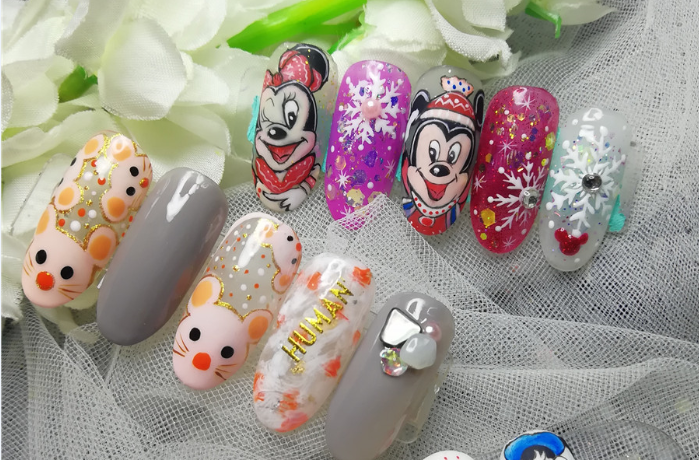 麗竹美甲作品 | 滿滿的祝福“鼠”于你