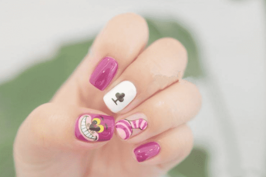 南寧美甲學校：“柴郡貓”美甲教程