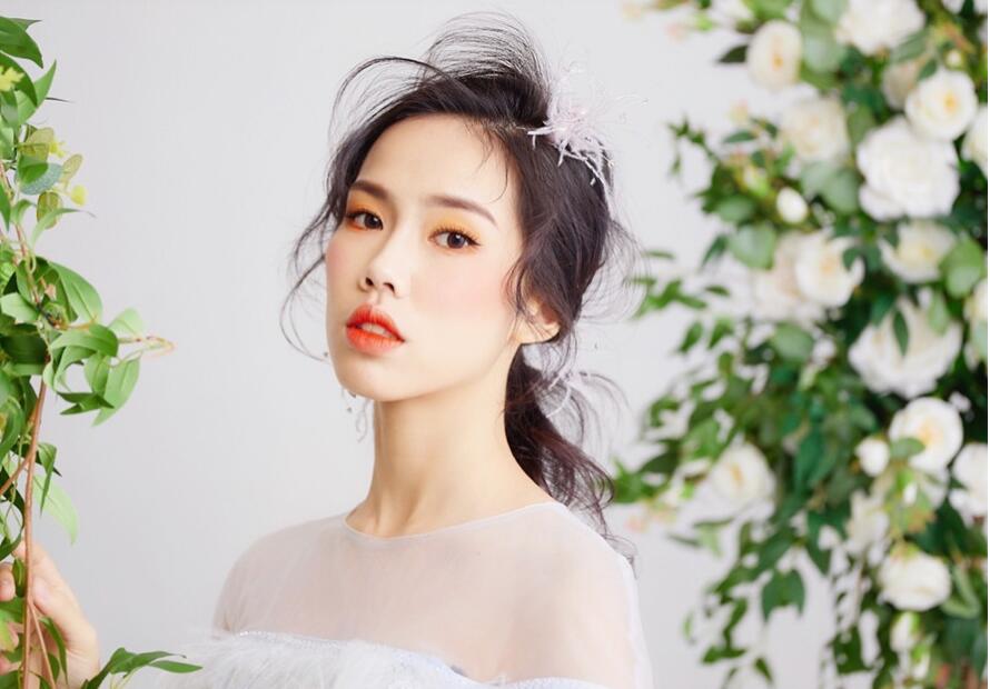 抽絲紋理新娘造型