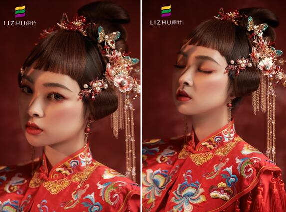 中式秀禾新娘，廣西正規(guī)化妝培訓(xùn)大放國風(fēng)魅力