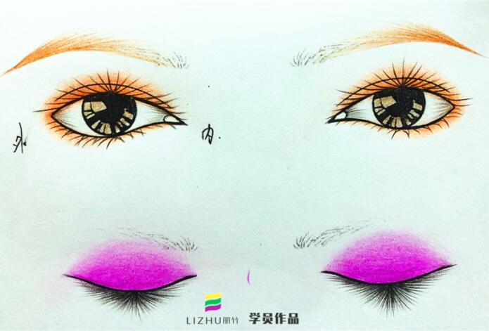 如何在紙上畫眼影？廣西專業(yè)化妝學(xué)校教你