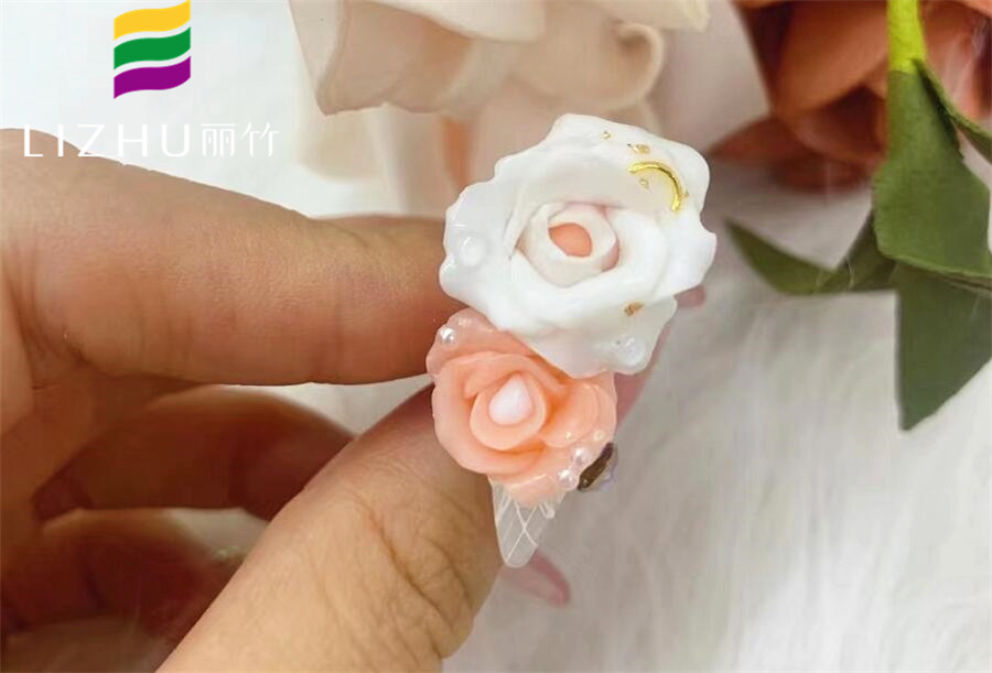 南寧美甲學校課堂作品：雕花美甲