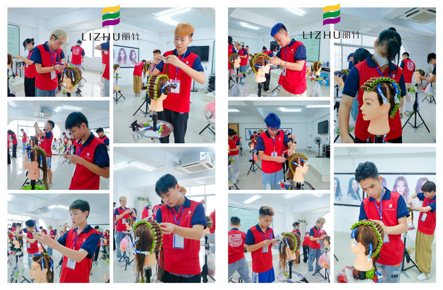 美發(fā)上杠技巧，看廣西專業(yè)美發(fā)學(xué)校如何講解