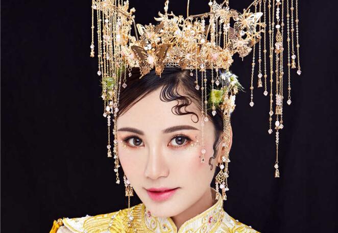 中式新娘妝的注意事項(xiàng)，廣西化妝課堂總結(jié)好了