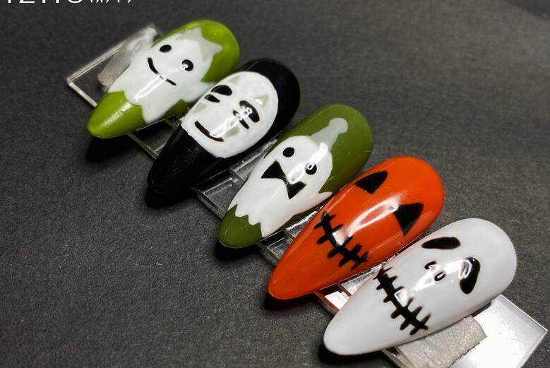 超可愛萬圣美甲，顯示南寧學(xué)美甲哪家實(shí)力強(qiáng)