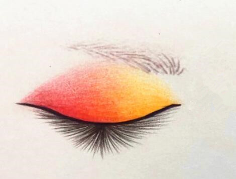 正確的眼影畫法，廣西教彩妝的機構(gòu)在演示手法