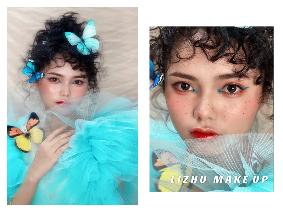 個(gè)性寫真造型 | 南寧彩妝學(xué)校作品分享