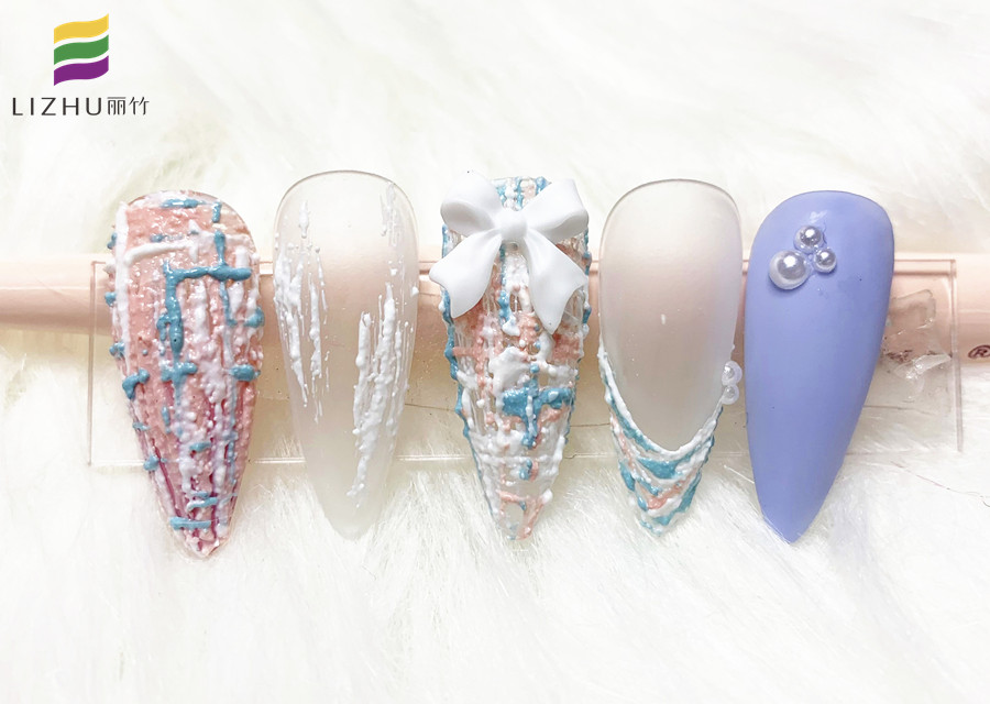 石膏膠美甲，南寧美甲學(xué)校秋冬美甲推薦