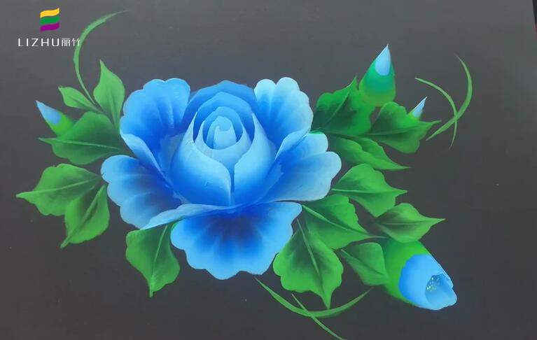 排筆彩繪美甲 ，南寧美甲學校學員作品