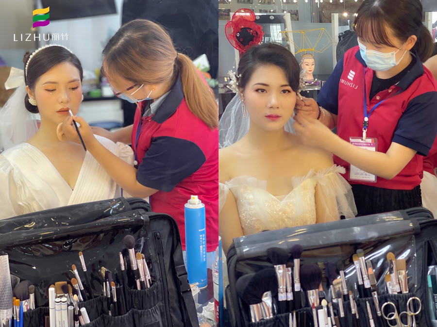 南寧化妝學(xué)校新娘妝？麗竹化妝時(shí)尚新娘研修班