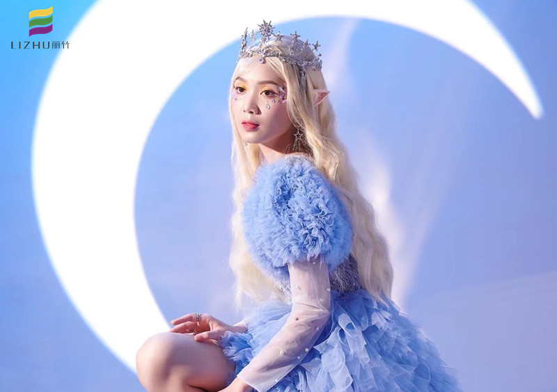 夢幻月光精靈造型，南寧彩妝培訓(xùn)網(wǎng)紅作品