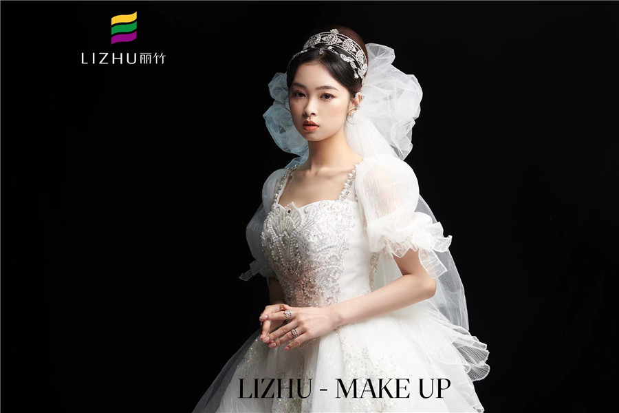 復(fù)古氣質(zhì)新娘，麗竹學(xué)校彩妝原創(chuàng)作品