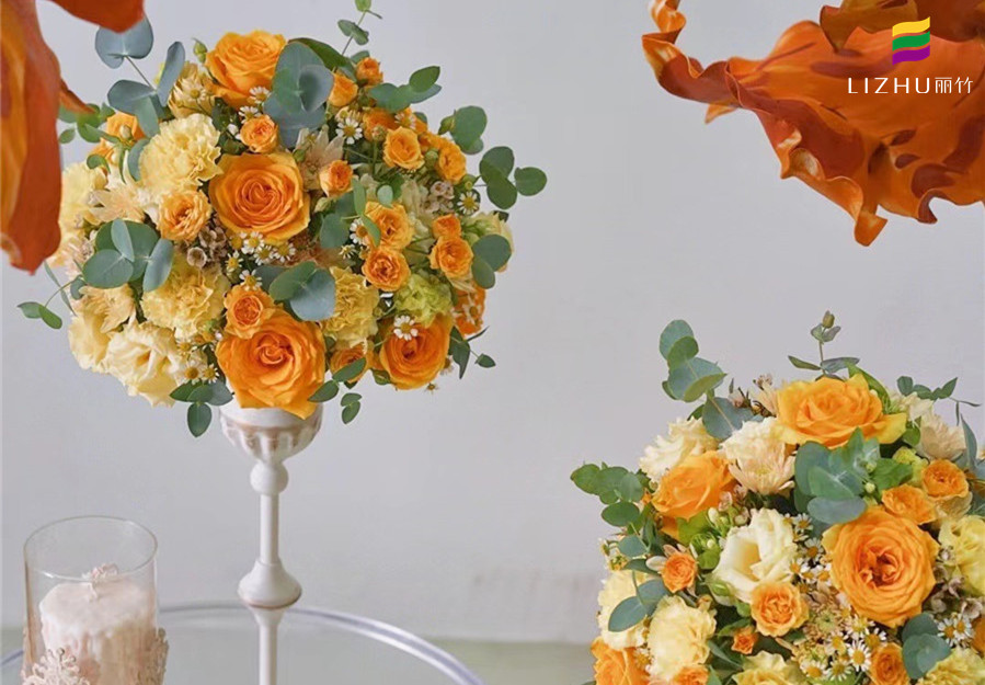 制作半球形桌花技巧，南寧插花學(xué)校浪漫分享