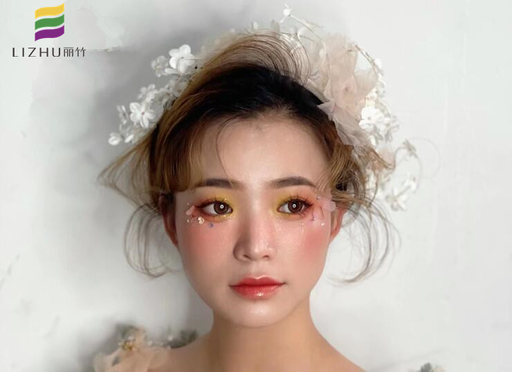 抽絲森系新娘，廣西新娘妝培訓(xùn)學(xué)校作品