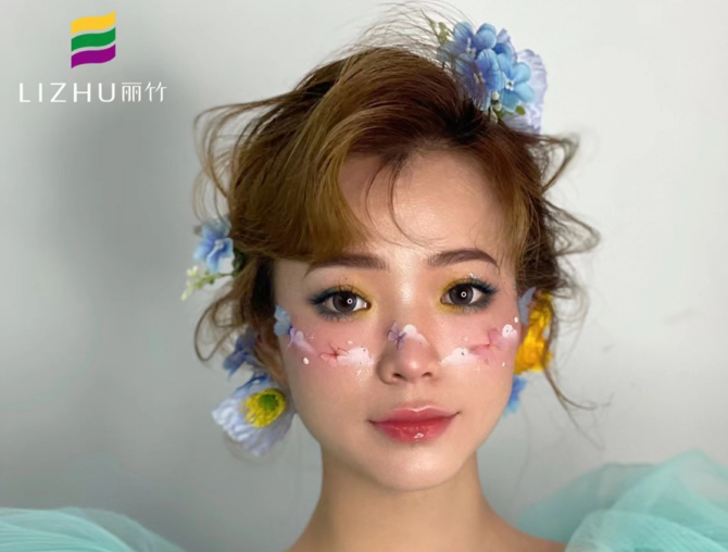 森系靈動(dòng)造型，廣西化妝彩妝學(xué)校作品