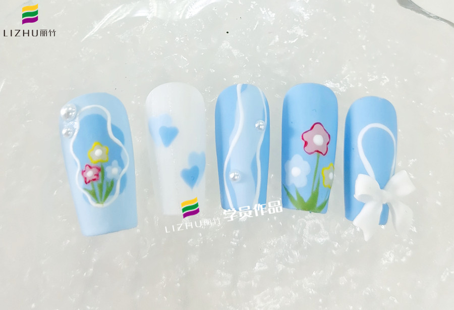 南寧美甲短期培訓班學員作品欣賞