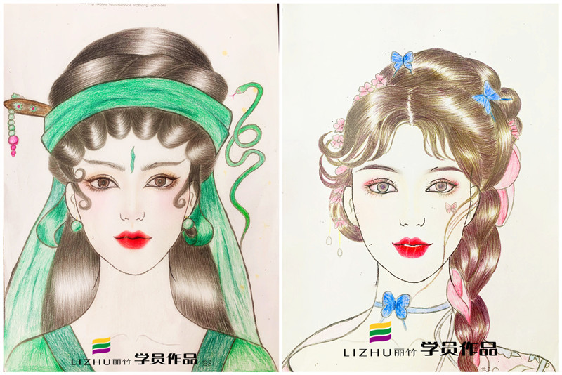 紙妝基礎(chǔ)圖練習(xí)，零基礎(chǔ)學(xué)化妝一點(diǎn)也不難