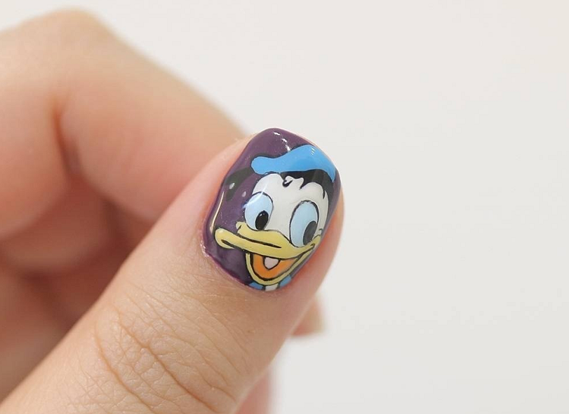 卡通手繪美甲教程，?南寧美甲速成班教你