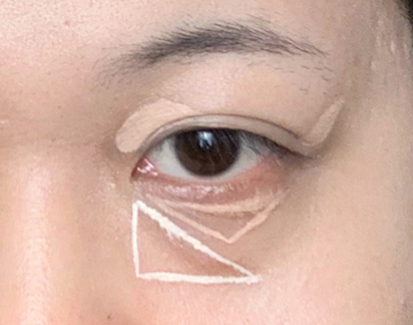 重度黑眼圈遮瑕方法，廣西化妝美妝培訓教學