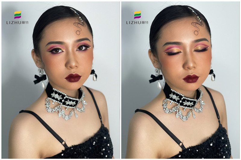 拉丁舞者眼妝的特點，廣西有名的化妝造型學(xué)校課堂實操