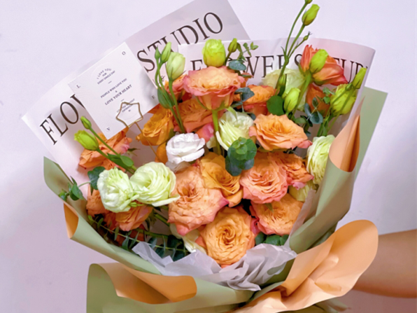 清新花束 | 南寧花藝師培訓學校作品