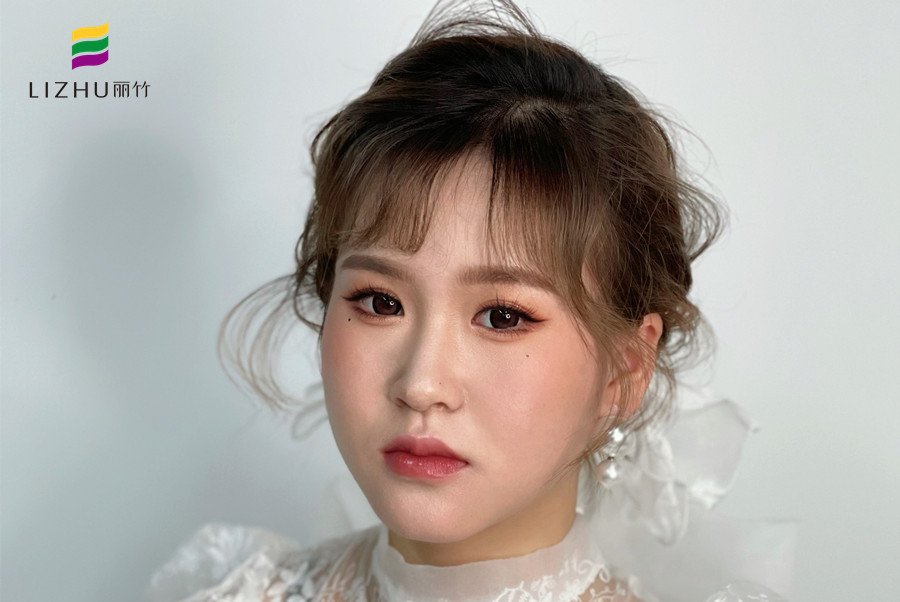 抽絲新娘造型，廣西美妝專業(yè)造型學(xué)校學(xué)員作品