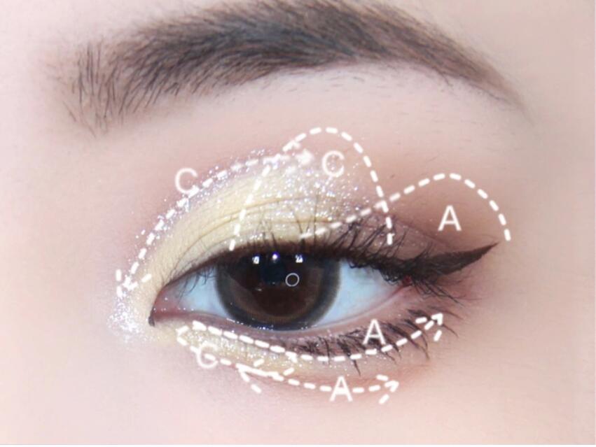 春日彩色眼妝，廣西彩妝基礎(chǔ)培訓教學