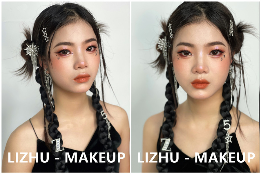 y2k寫(xiě)真造型，南寧彩妝寫(xiě)真造型培訓(xùn)班作品