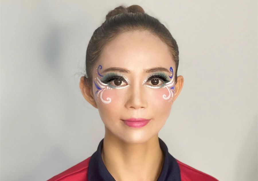 創(chuàng)意舞臺眼妝特點，廣西省彩妝造型學(xué)校分享