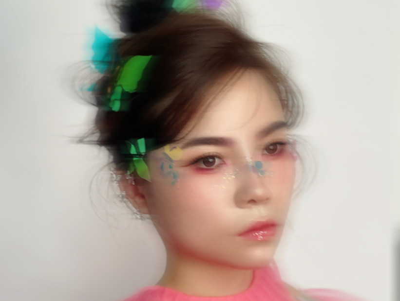 花樣抽絲新娘，廣西培訓彩妝職業(yè)作品欣賞