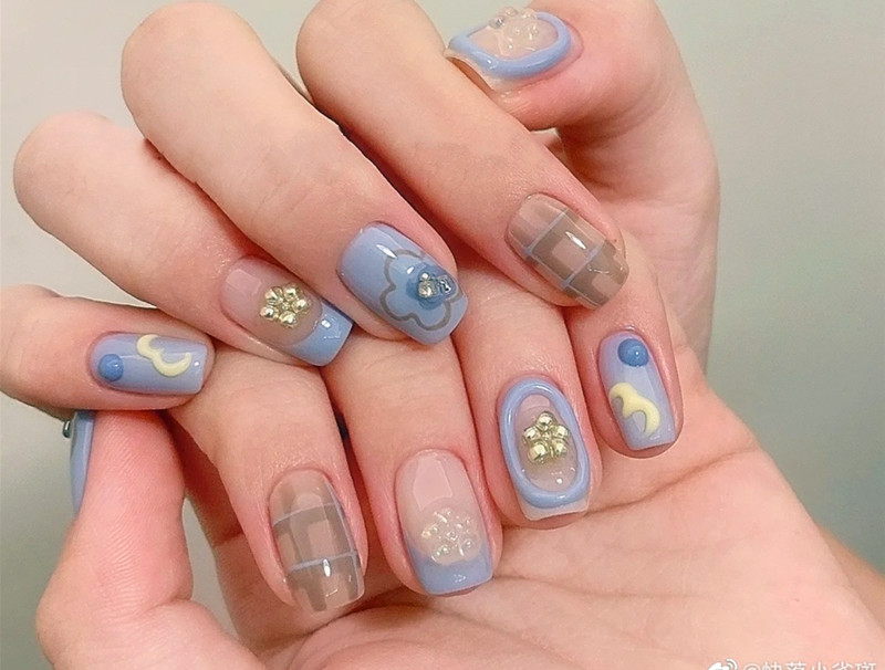 可愛手繪小短甲，零基礎學美甲技術(shù)