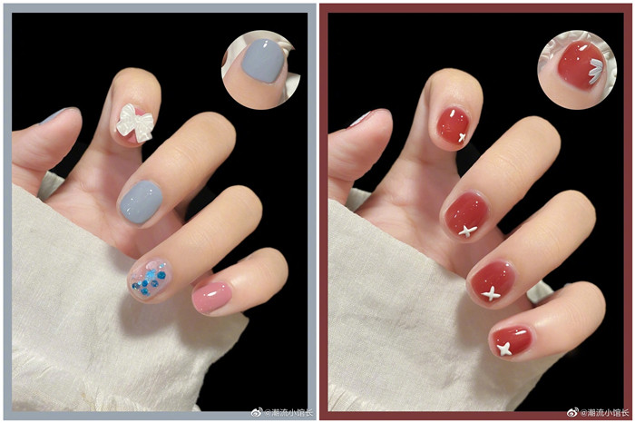 廣西美甲網(wǎng)紅造型班：冰透美甲，俏皮可愛又童趣