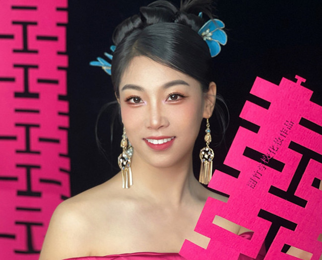 新娘晨袍造型，零基礎(chǔ)學新娘造型作品