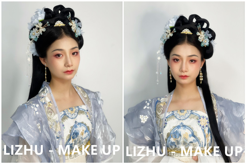 古代漢服造型，?南寧彩妝寫真培訓作品