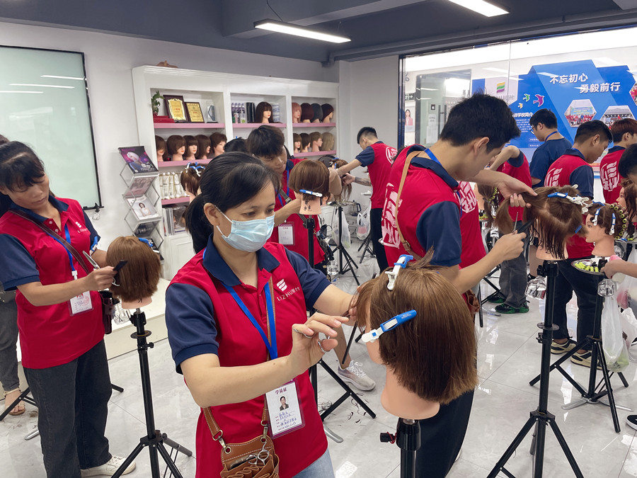 圓形堆積技巧，廣西剪發(fā)基礎(chǔ)培訓(xùn)分享