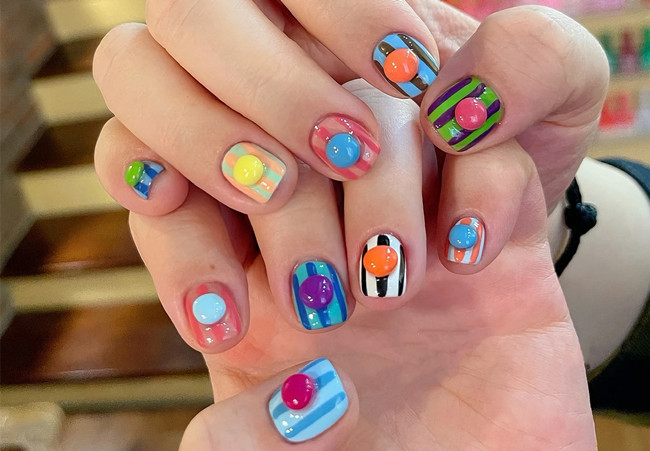 多巴胺美甲，南寧美甲網(wǎng)紅造型分享