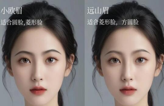 2024年眉型流行趨勢，南寧教化妝