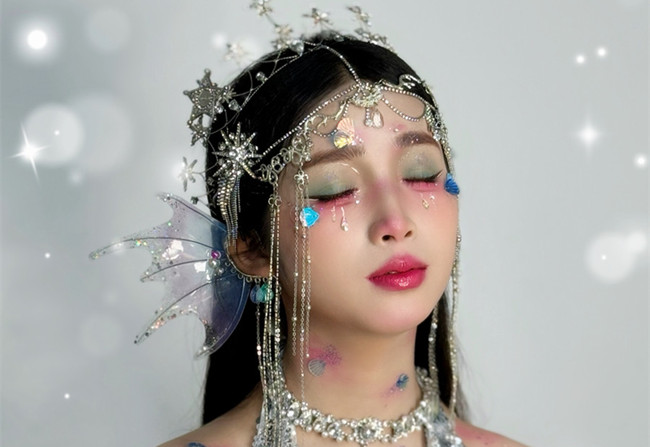 人魚公主造型，?南寧影樓化妝造型作品