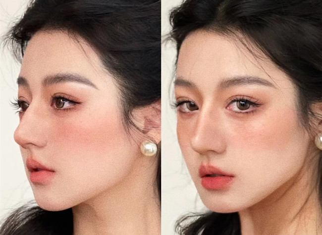 適合方圓臉的天菜畫法，廣西化妝美妝職業(yè)培訓(xùn)分享