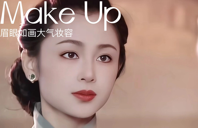 民國(guó)大女主妝容教程，南寧化妝專業(yè)培訓(xùn)