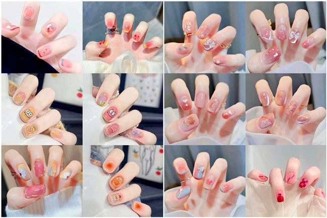 夏日清透美甲賞析，告訴你廣西學(xué)美甲哪里有實(shí)力
