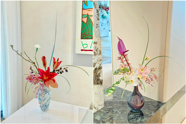 中式花瓶插花作品，南寧插花師學(xué)校收集分享