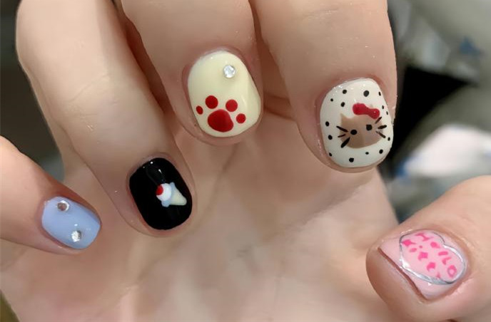 糖果色短甲推薦，廣西美甲進(jìn)修培訓(xùn)