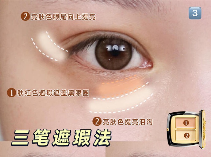 ?六種保姆級遮瑕畫法，廣西化妝造型師分享教程