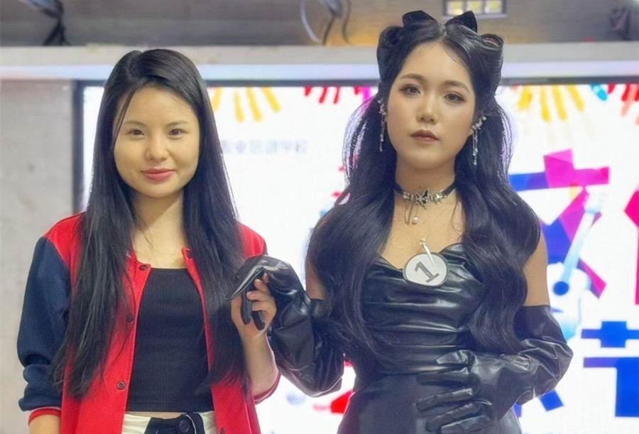 復(fù)古貓耳造型，廣西化妝彩妝造型訓(xùn)練作品