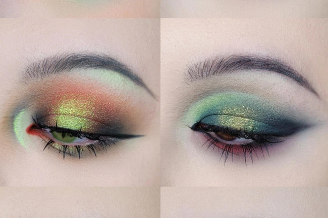 彩色煙熏截?cái)嘌蹔y，零基礎(chǔ)學(xué)眼妝