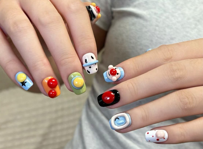 春日卡通美甲，廣西美甲造型培訓(xùn)整合