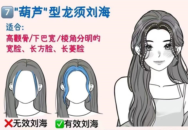 如何護(hù)理龍須劉海？南寧女士理發(fā)