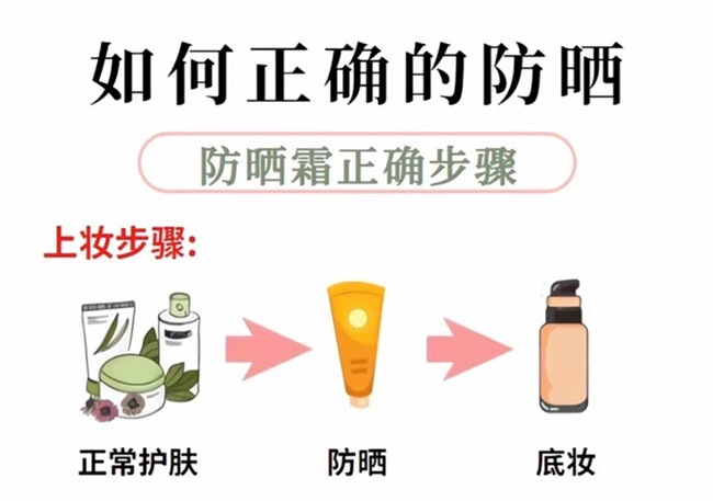 防曬上妝的正確步驟，廣西護(hù)膚學(xué)校教程